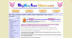 Desktop Screenshot of bigkeyleestore.com