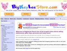Tablet Screenshot of bigkeyleestore.com